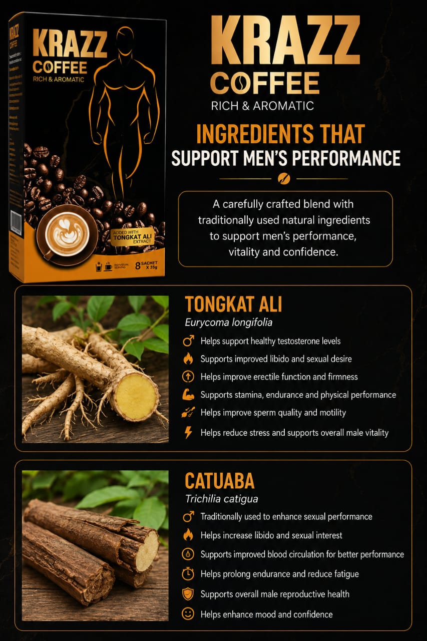☕ KRAZZ COFFEE — ENERGY &amp; VITALITY