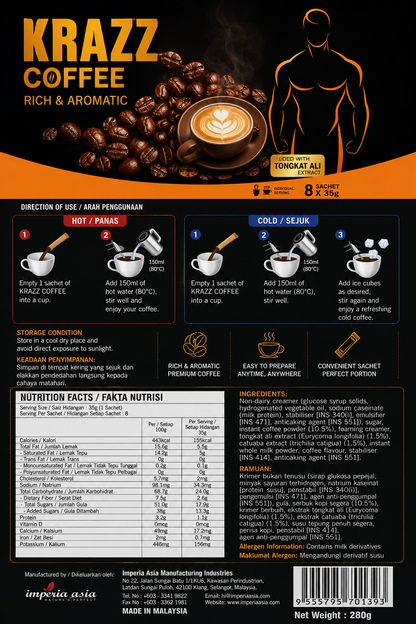 ☕ KRAZZ COFFEE — ENERGY &amp; VITALITY